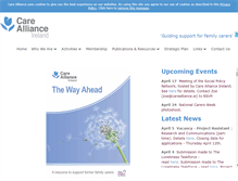Tablet Screenshot of carealliance.ie